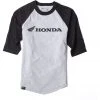 Factory Effex Honda Baseball T-Shirt -Factory Effex Sales Shop factory effex honda baseball t shirt heather black 1