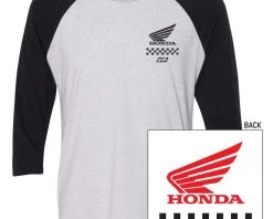Factory Effex Honda Wing Baseball T-Shirt