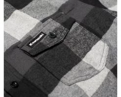 Factory Effex Kawasaki 2.0 Flannel Shirt -Factory Effex Sales Shop factory effex kawasaki20 flannel shirt black 4