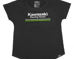 Factory Effex Kawasaki Stripes Women's Relaxed T-Shirt