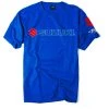 Factory Effex Suzuki Team T-Shirt -Factory Effex Sales Shop factory effex suzuki team t shirt blue 1