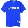 Factory Effex Yamaha Racing Strobe T-Shirt -Factory Effex Sales Shop factory effex yamaha racing strobe t shirt blue 1